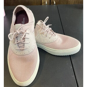 Mark Nason Los Angeles Pink Razor Cut Brentwood Wing Tip Sneakers Shoes Size 8.5